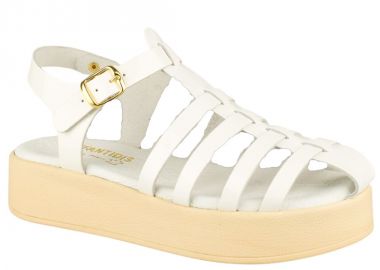 Πέδιλα γυναικεία | Υφαντίδης | 126022 | Λευκό Λουστρίνι - Υφαντίδης - 